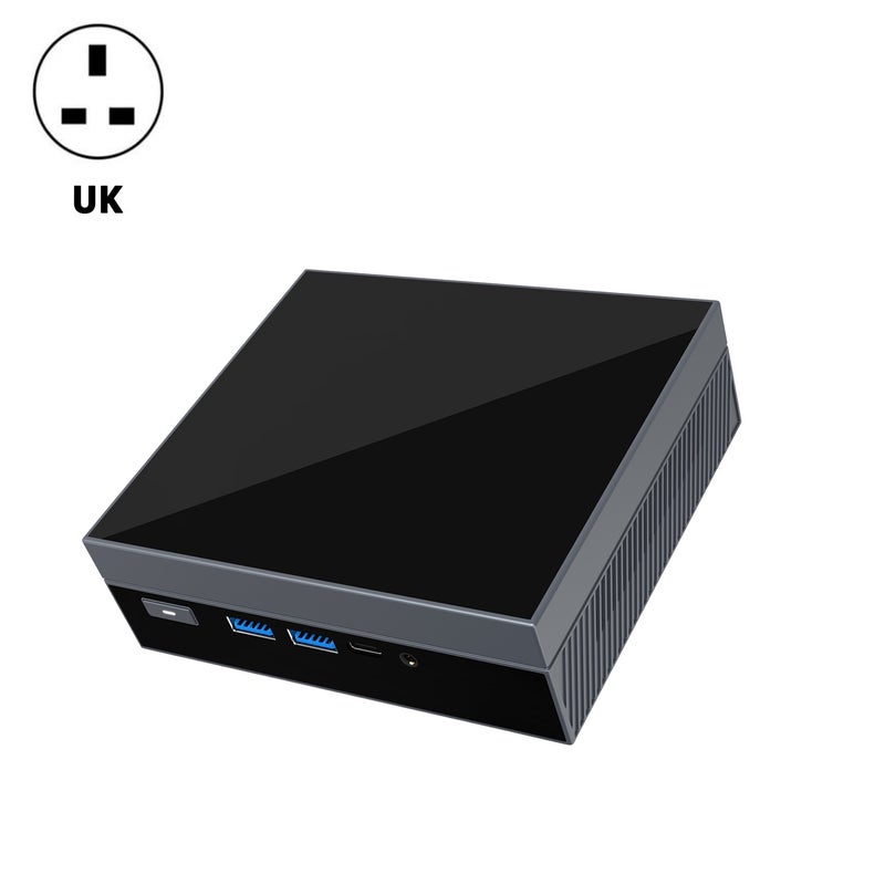 GX55 Mini PC 12th Gen Intel® Celeron® N5095 Processor Wi-Fi 5 DDR4 Memory M.2 NVMe SSD Dual 4K 60Hz Display Support HDMI 2.0 Port RJ45 Ethernet Port USB 2.0/USB 3.0 Ports Pre-installed Windows 11 Pro 16GB + 512GB black - Image 1
