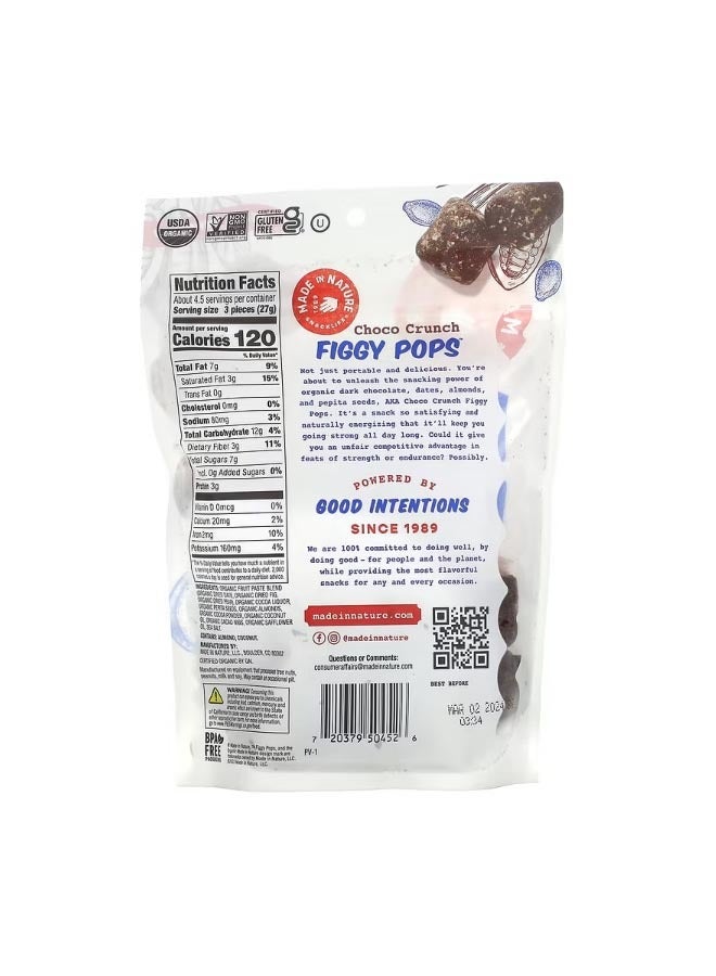 MADE IN NATURE Figgy Pops Choco Crunch 4.2 oz 119 g - Image 2