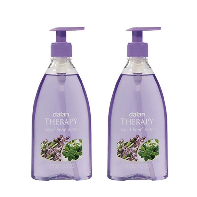 Dalan Therapy Liquid Soap 400 ml from Turkey Pack of 2 Lavender Thyme - Image 1