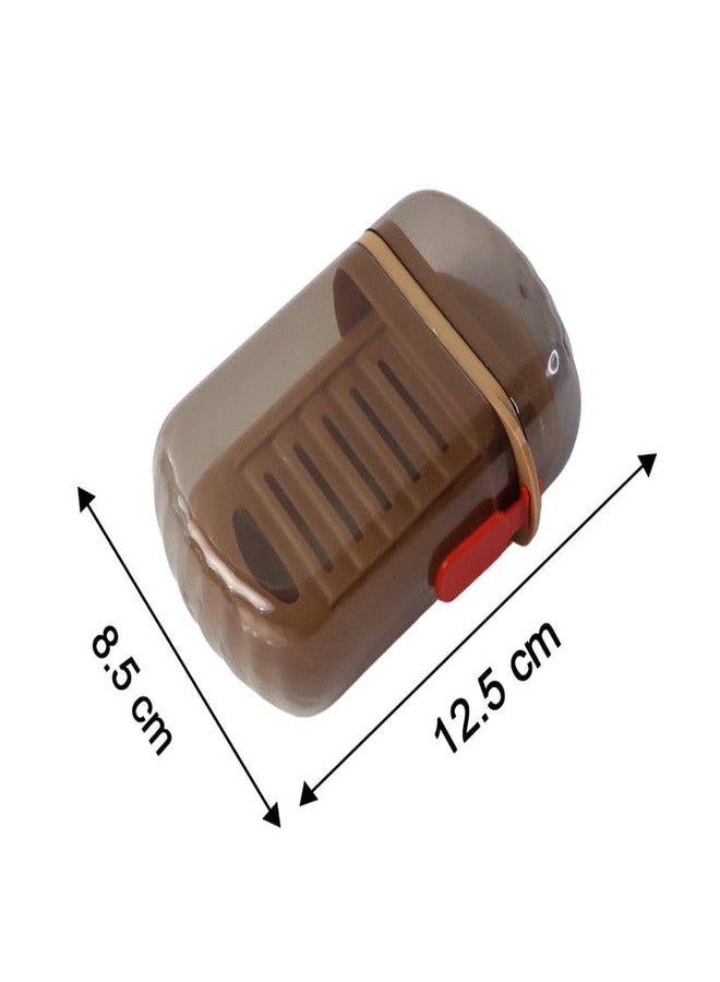 Oblivion Travel Soap Box 1 Pc - Brown Color Waterproof Portable Soap Holder with Lid Draining Bar Dish Container, Leakproof Plastic Dish for Bar Storage, Camping, Outdoor Use and Compact Organizer - Image 5