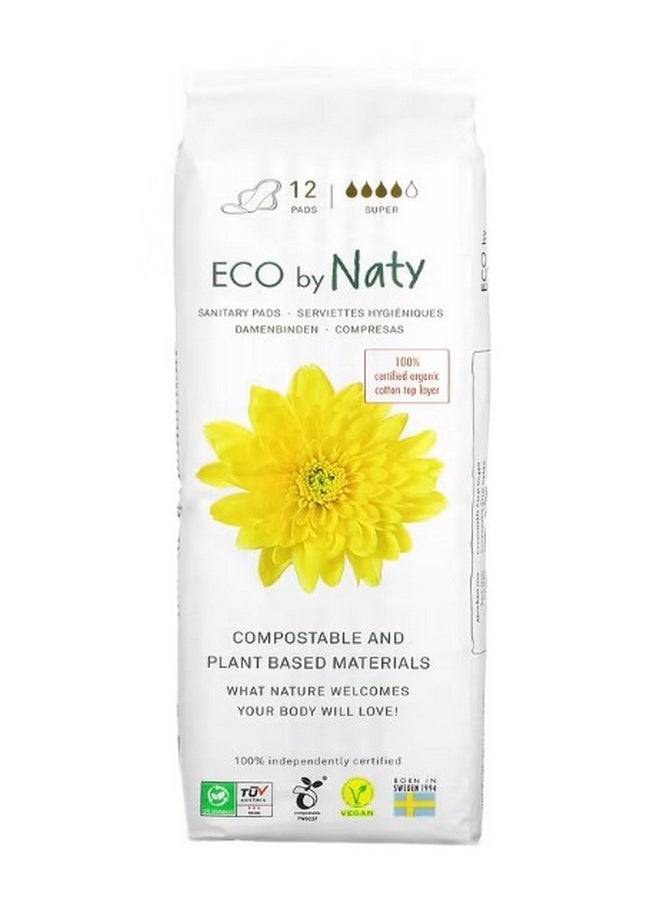 Naty Sanitary Pads Super 12 Pads  - Image 1