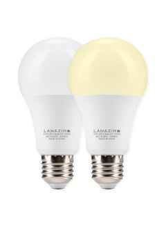 LAWAZIM 12W LED Bulb A65 E27 - 2 Piece 3000K Warm White - Energy  Saving 70W Equivalent Non-Dimmable Lightbulbs with 960 Lumens and Long-Lasting 15,000H Design - for Home, Kitchen and Bedroom Lighting  - Image 1