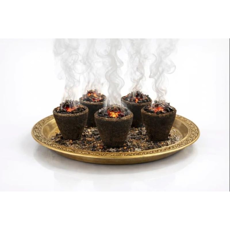 KRITI Creations Special Chandan LOBAN Cups (Real SAMBRANI Cone) Set of 5 - Image 4