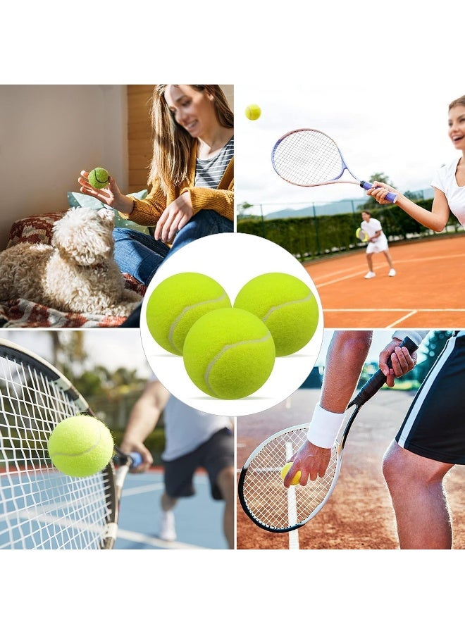 Biella 3Pcs Tennis Balls - Training Ball for Dogs - Super Bounce for Begginer Cricket Training Practice - Image 5