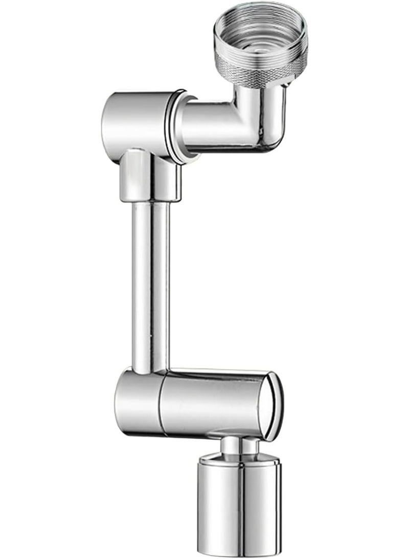 Swivel Faucet, Dual-mode Faucet Aerator, Faucet Extender for Bathroom Sink, Faucet Attachment Kitchen Faucet Extension, Tap Adjustment for Washing Hand/Hair/Face - Image 2