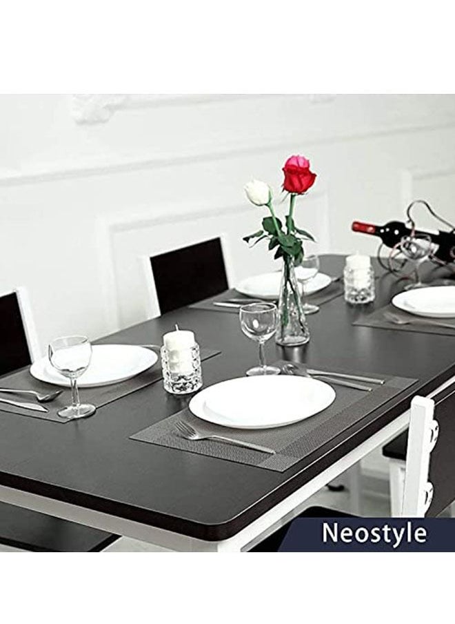 Neostyle 6 Piece Placemat for Dining Table Grey  - Image 4