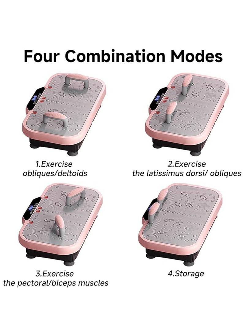 ETG - Vibration Plate Fitness Platform Exercise Machine Vibrating Shaking Full Body Shaker Workout Power Waver Vibrate Stand Shake Board Sport Gym for Weight Loss Fat Burner for Women Men - Image 1