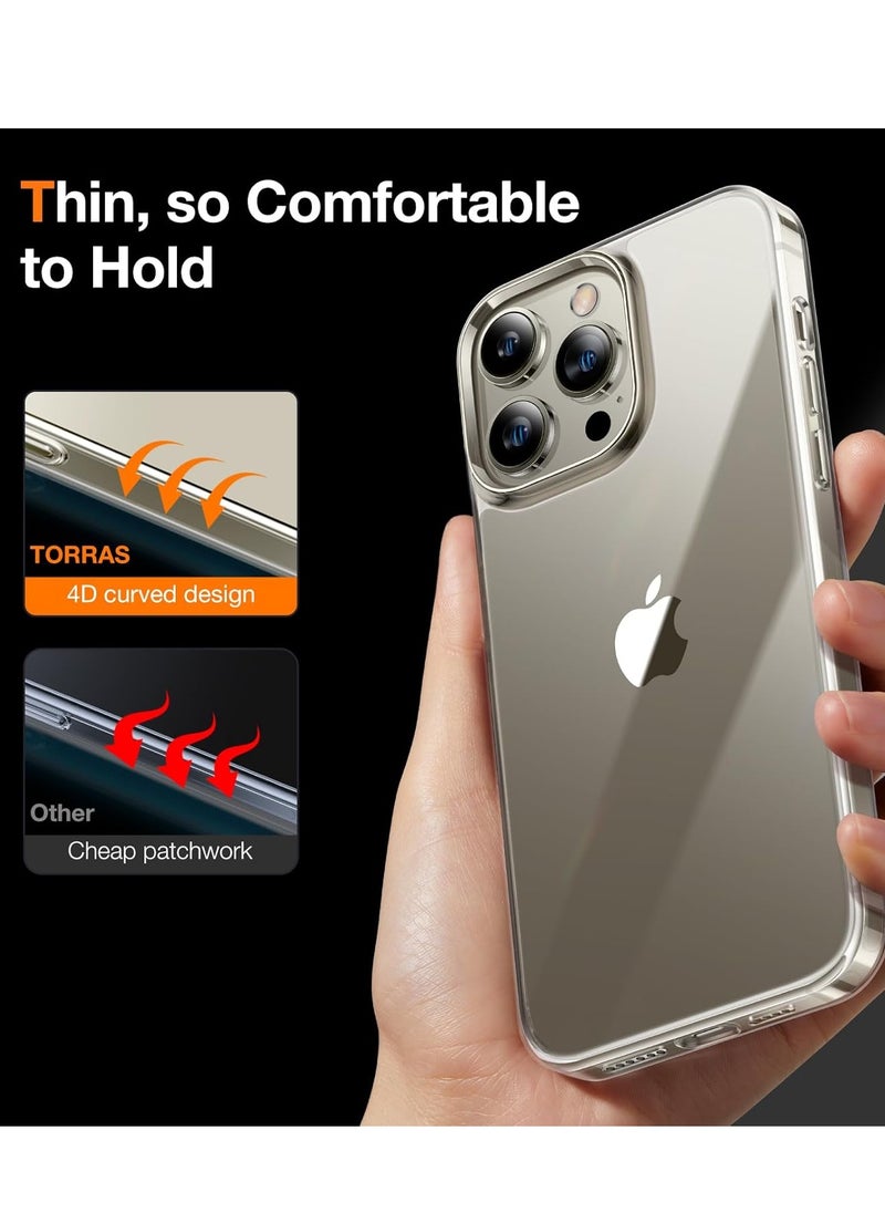 Houmt iPhone 16 Pro Case Cover HD Clear Transparent Yellowing-Resistant Case Anti-Scratch Shockproof Protective Cover for Apple iPhone 16 Pro  - Image 5