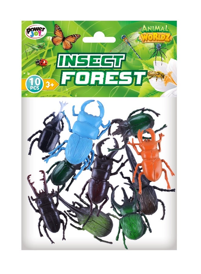 Power Joy Animal Worldz Insects 2 Inch 10 Pieces - Image 2