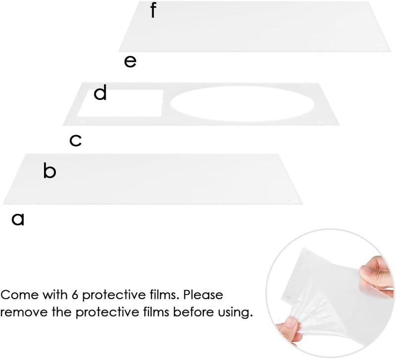 baskiss Photocard and CD Holder Stand, Acrylic Standing Display, 66 x 91 mm Card Cares Ultra Clear Trading Cases Protectors for Kpop Photocard Baseball Basketball Photo (1CD+1Card) - Image 5