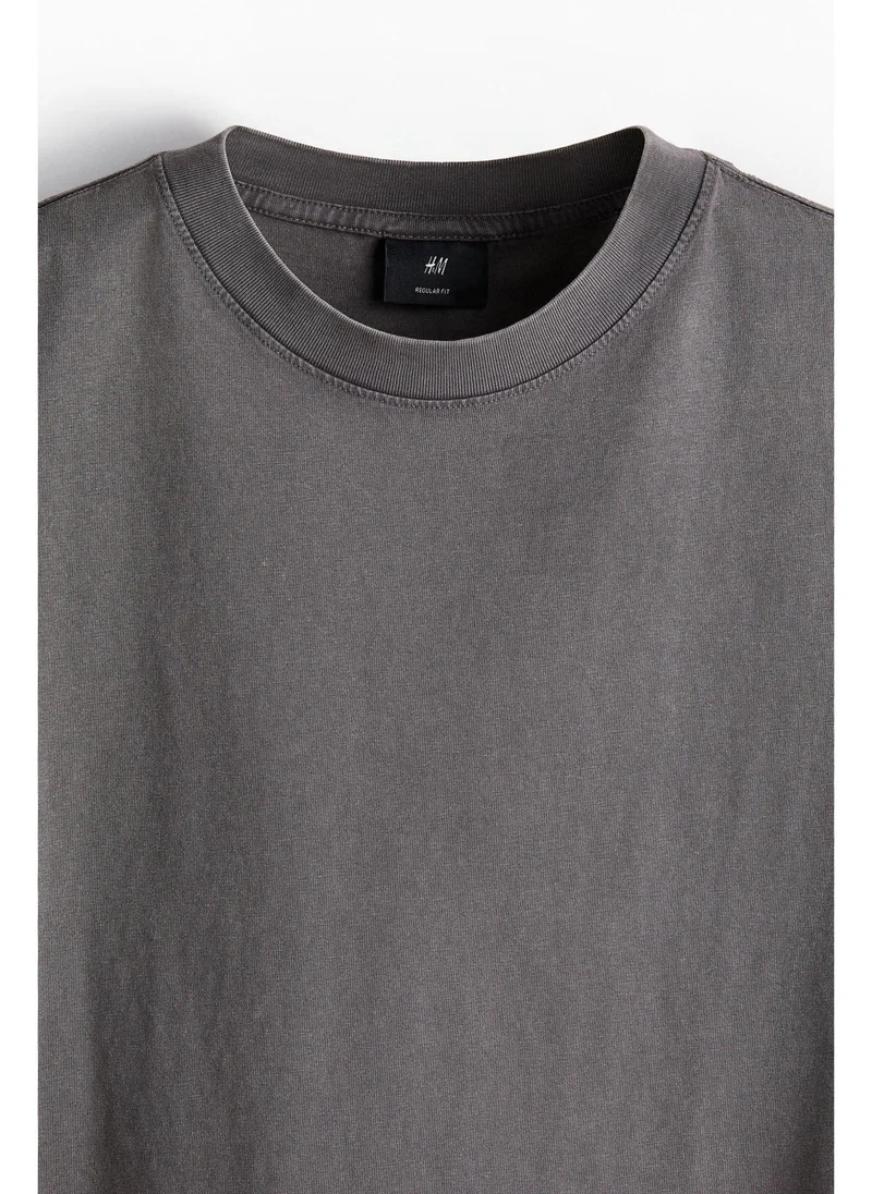 اتش اند ام Regular Fit Washed vest top