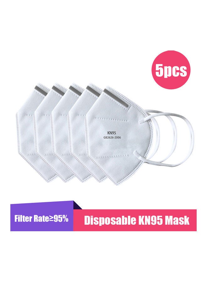 NIBEMINENT 5-Piece KN95 Disposable Face Mask - Image 1
