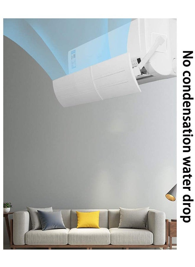 Generic Adjustable Air Conditioner Wind Deflector Baffle Telescopic Air Conditioner Deflector Confinement Anti Direct Blowing Shield Cold AC Cover Wind Baffle  - Image 3