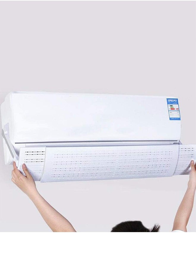 Generic Adjustable Air Conditioner Wind Deflector Baffle Telescopic Air Conditioner Deflector Confinement Anti Direct Blowing Shield Cold AC Cover Wind Baffle  - Image 1