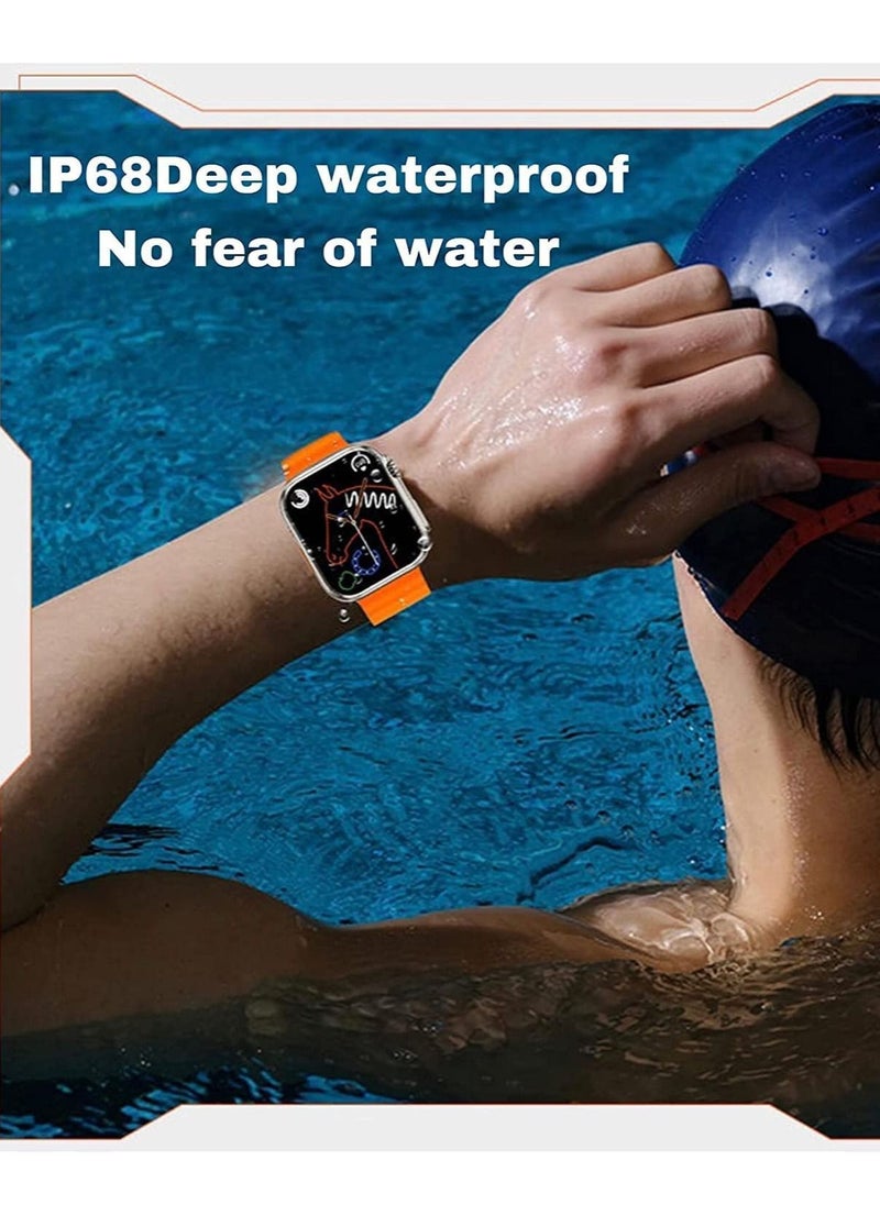 SUMAX - Smart Watch Full Screen HD Wireless Bluetooth Smart Watch with Two Watch Bands S8 Ultra - Image 1