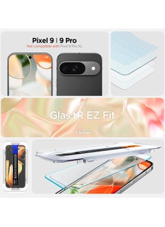 Spigen GLAStR EZ FIT Tempered Glass Google Pixel 9 / Pixel 9 PRO Screen Protector - Case Friendly [2 PACK]  - Image 2