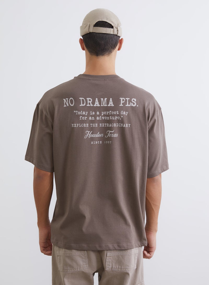 LC WAIKIKI Crew Neck Printed Jersey Men's T-Shirt - Image 4