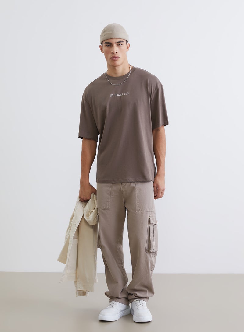 LC WAIKIKI Crew Neck Printed Jersey Men's T-Shirt - Image 2