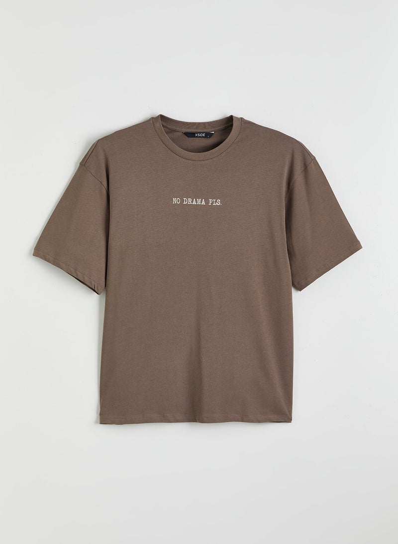 LC WAIKIKI Crew Neck Printed Jersey Men's T-Shirt - Image 5