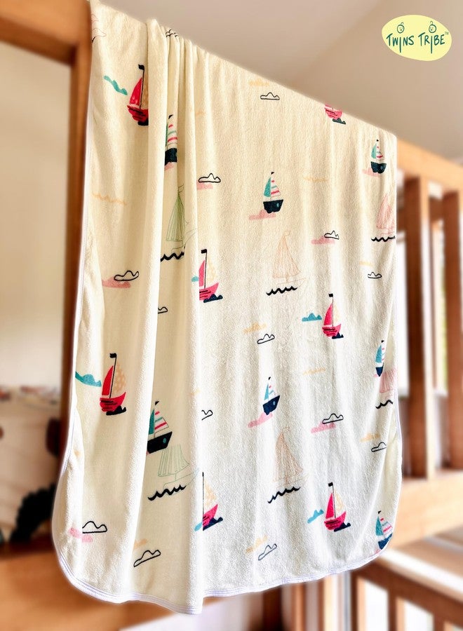 TwinsTribe Blankets Set for Twins: Float Away | Gift Idea for Twins | Fleece Blankets Set | Pre-Washed | Suitable for 0-4 Years - Image 5