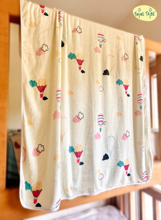 TwinsTribe Blankets Set for Twins: Float Away | Gift Idea for Twins | Fleece Blankets Set | Pre-Washed | Suitable for 0-4 Years - Image 4