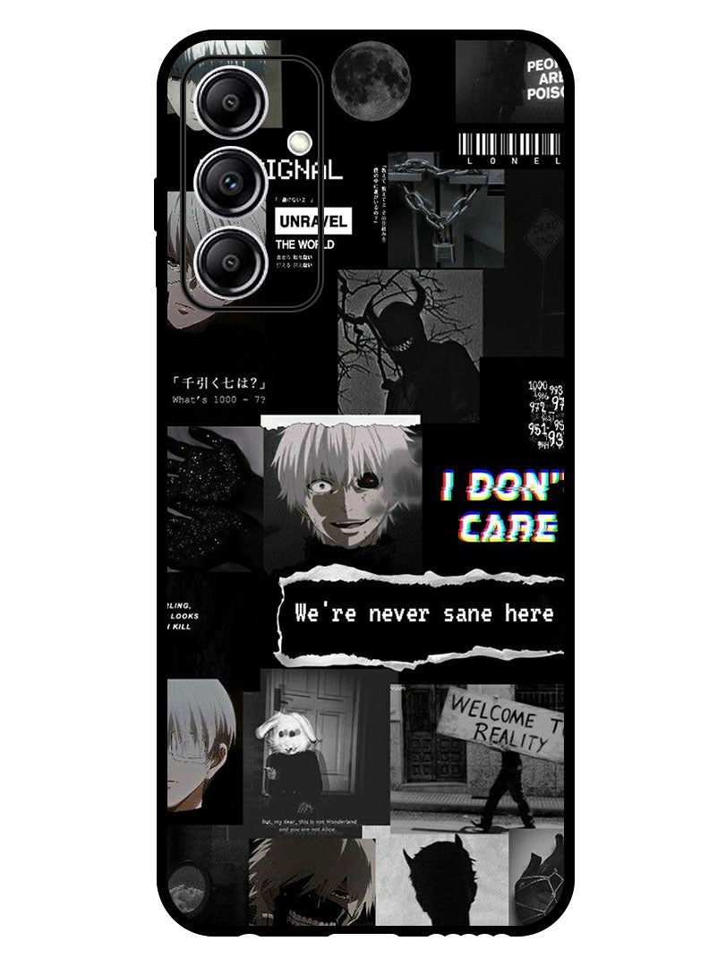 Theodor Protective Case Anti Scratch Shock Proof Bumper Cover For Samsung Galaxy A35 We're Never Sane Here - Image 1