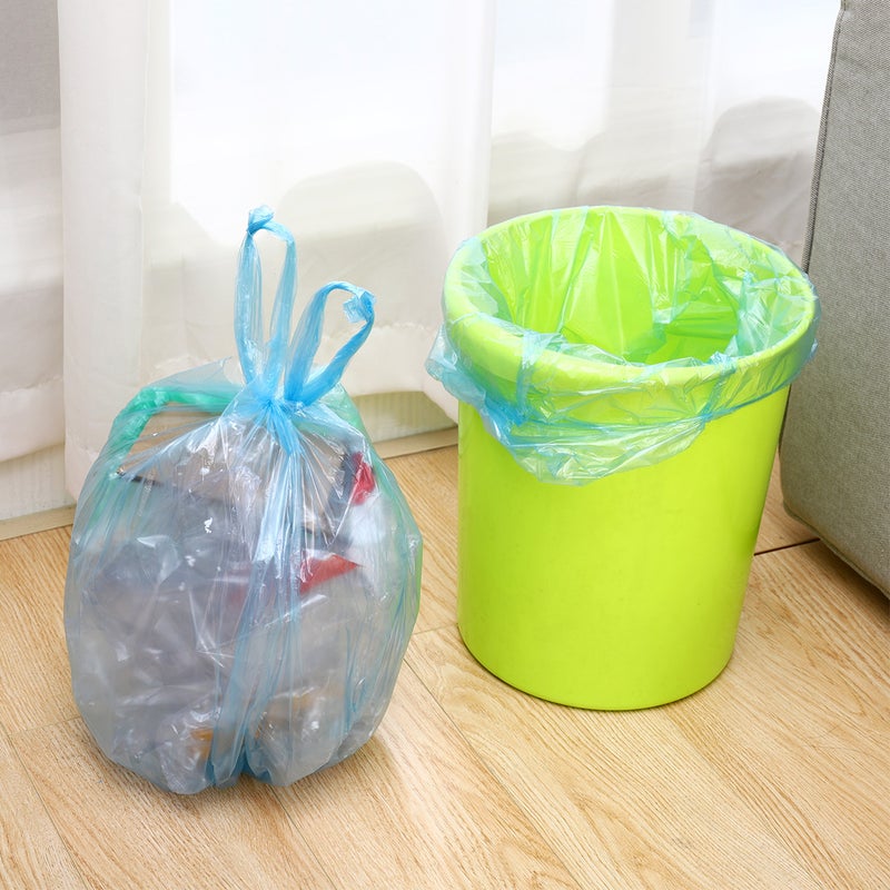 🏠 أكياس نفايات صغيرة ملونة من البلاستيك مع مقابض للاستخدام المنزلي والمكتبي - Image 2