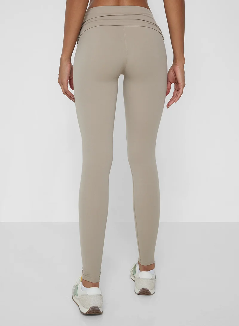 FRWD Ruched Waist Seamless Leggings