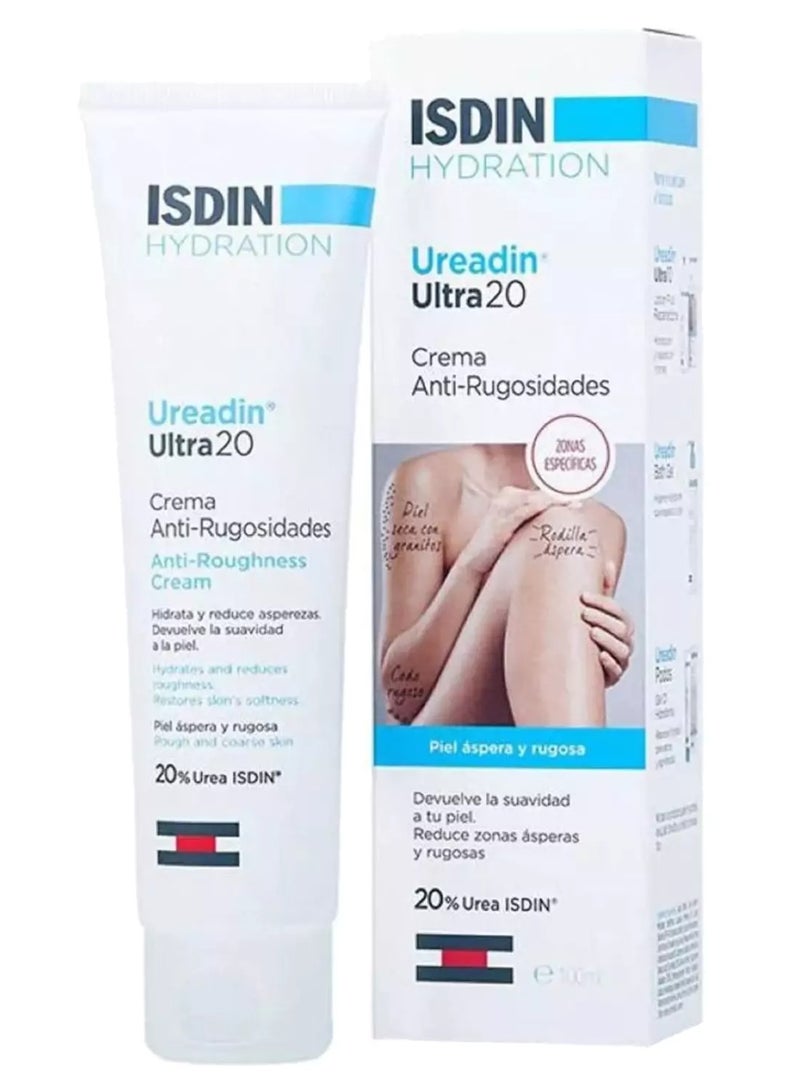 ISDIN Ureadin Ultra 20 Anti Roughness Moisturizing Hydrating Cream with Urea 100ml
