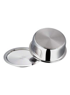 VINOD Vinod Platinum Triply Stainless Steel Tope / Patila with Stainless Steel Lid 1 Litre Capacity (14 cm Diameter) - Silver (Induction and Gas Stove Friendly), 5 Years Warranty  - Image 3