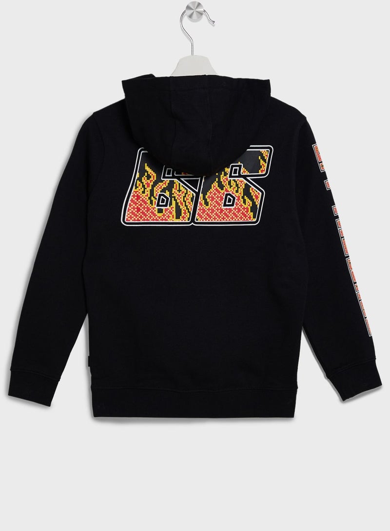 VANS Digi Flames Hoodie - Image 2