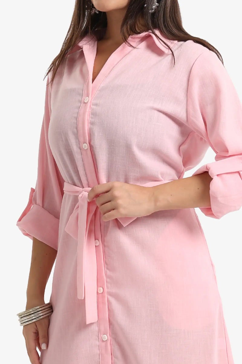 Carina Beach Dress with Deatchable Belt - Image 5