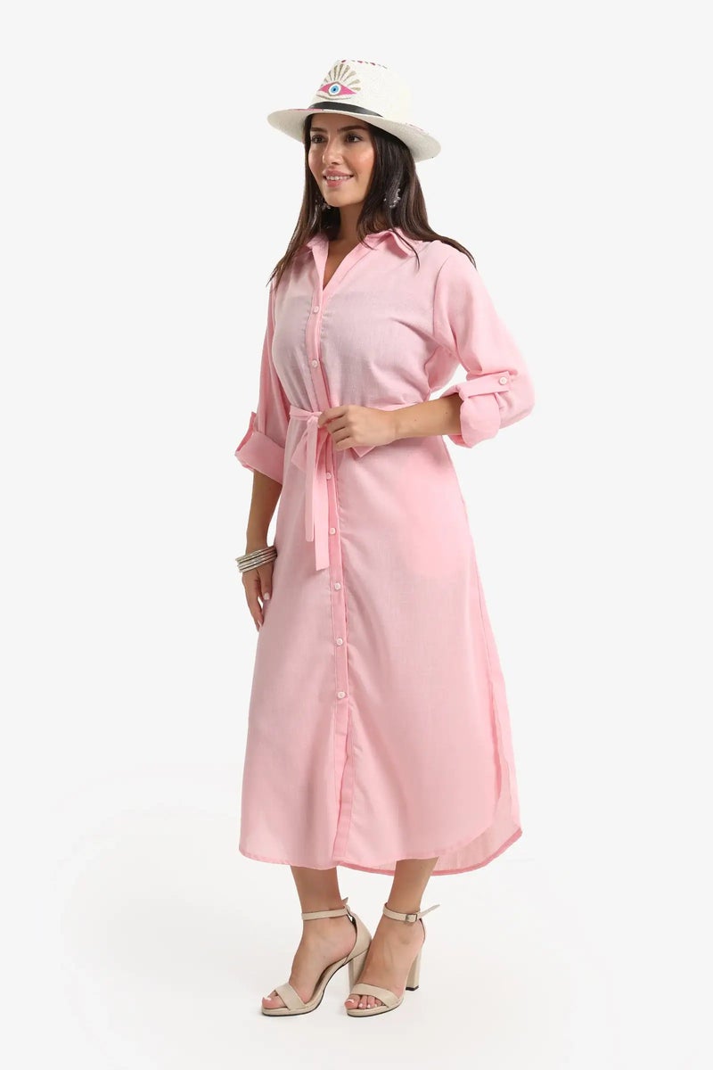 Carina Beach Dress with Deatchable Belt - Image 2