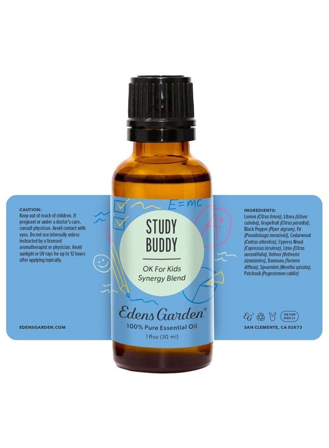 Edens Garden Study Buddy "OK for Kids" Essential Oil Synergy Blend, 100% Pure Therapeutic Grade (Undiluted Natural/Homeopathic Aromatherapy Scented Essential Oil Blends) 30 ml - Image 2