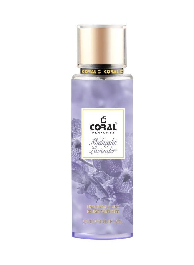 Coral MIDNIGHT LAVENDER for Women Fragrance Mist 250ml 