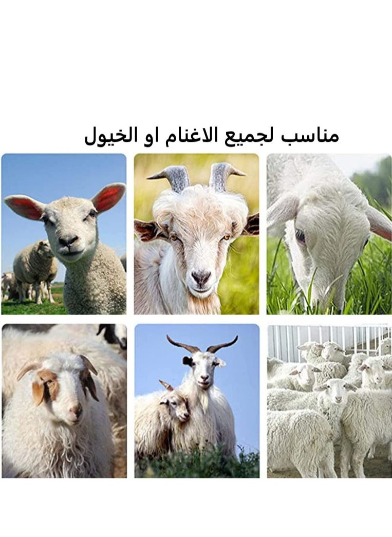 جيرزون - ترقية مقصات الصوف الاحترافية، مُصممة لتصفيف الأغنام، ماكينة تشذيب كهربائية للحيوانات الأليفة بقدرة 1000 واط، ماكينة قص شعر الحيوانات الاحترافية مع سرعة قابلة للتعديل (أخضر) - Image 1