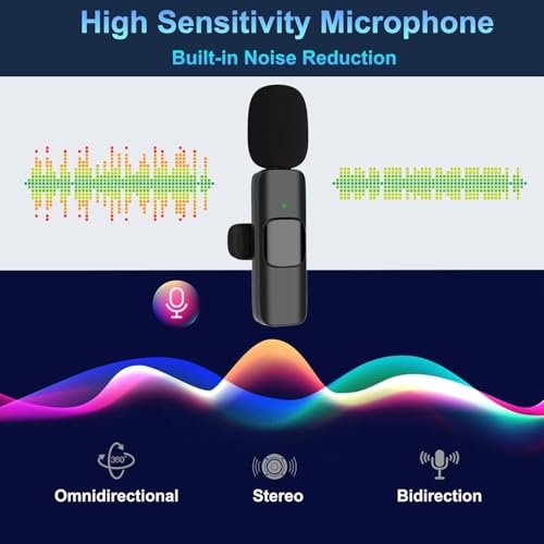AMBLIC New K9 Mic Wireless Micophone Dual Mic | Plug & Play with Type-C Noise Cancelling Fur for Video Recording, Vlogging, Interview, Reels, Live Streaming, Compatible with All Smartphones - Image 2