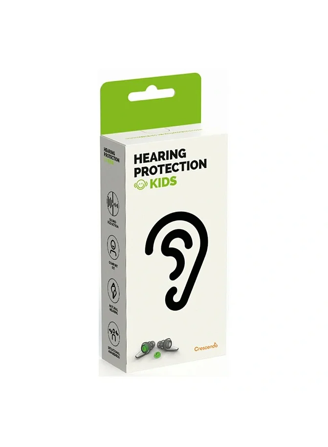 Crescendo Dynamic Ear Company Packed Crescendo Kids Eco Box green later