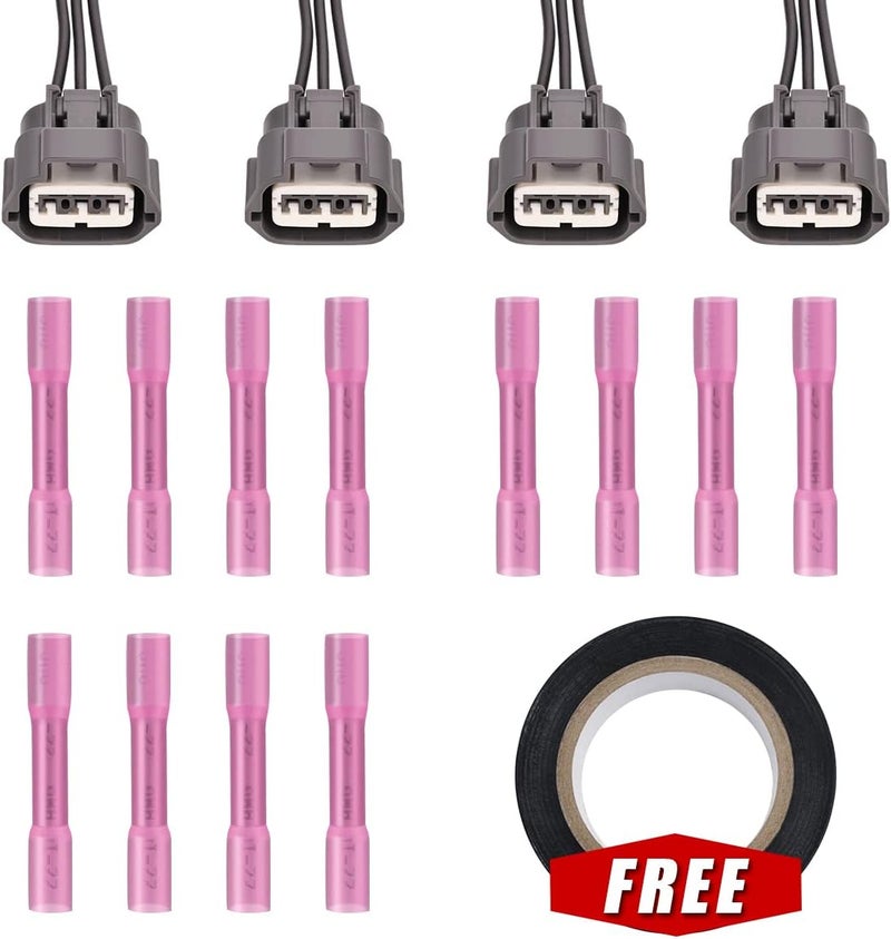 Performance Master Set of 4 Ignition Coils Pack & Pigtail Connector Wiring Harness Kit - Image 5