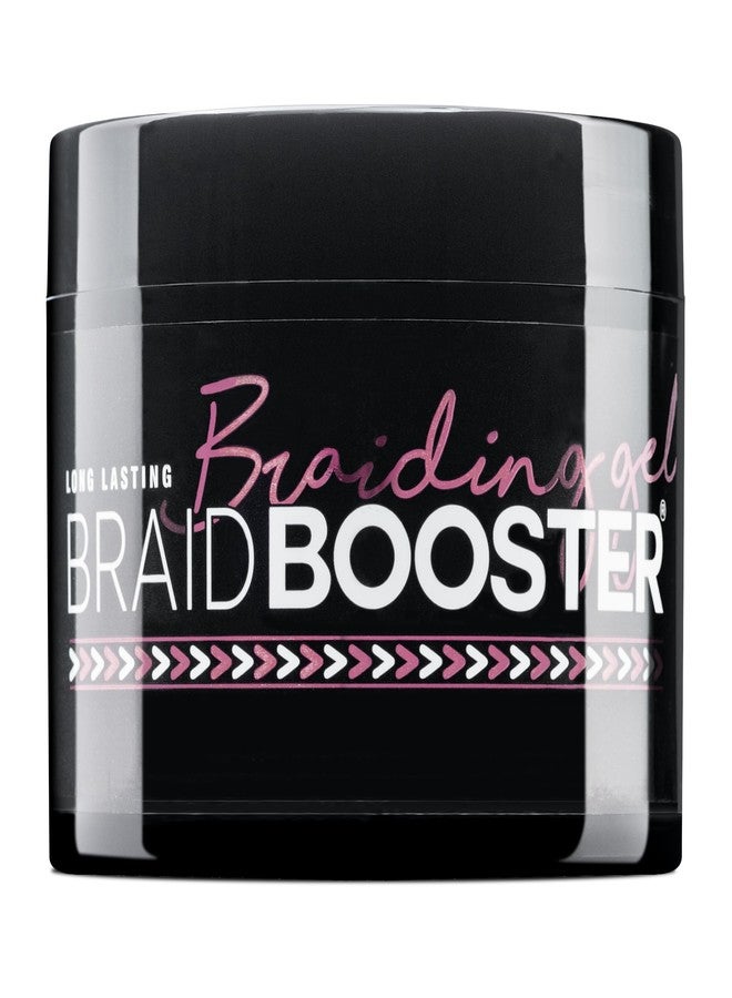 Style Factor Braid Booster Braiding Gel - Strong Hold & Conditioning Shine Hair Gel with Seaweed Extract - for Braids, Twists and Locs - 7.25 oz (Pink) - Image 1