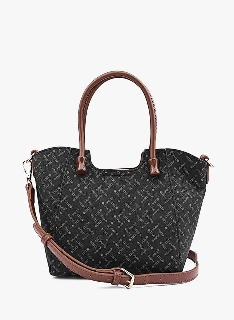 كابلي Women’s Monogram Tote Bag with Double Top Handles