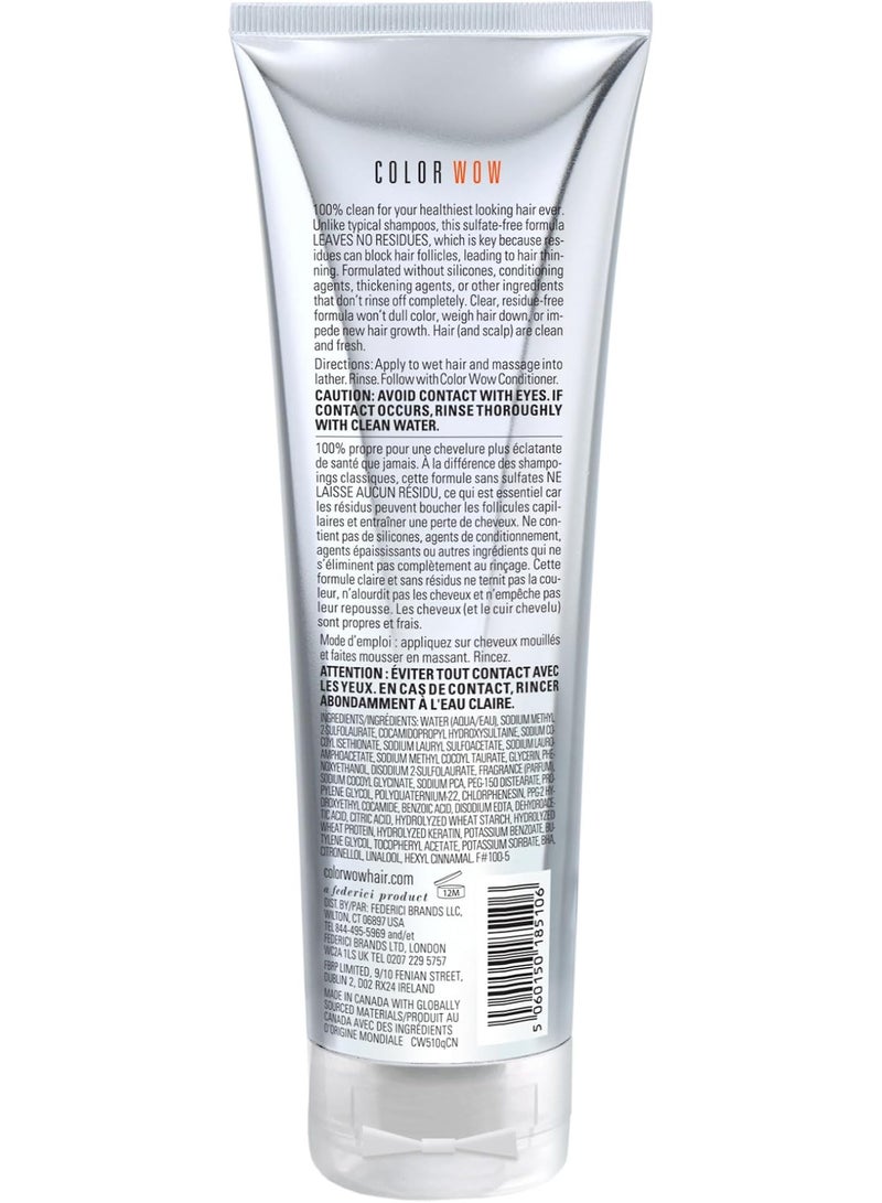 كولور واو شامبو كولور واو كلير سيكيورتي – تركيبة نظيفة 100% خالية من السلفات والسيليكون، بدون بقايا لشعر وفروة رأس أكثر صحة - Image 2