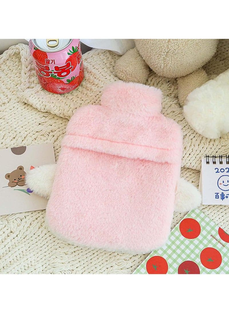 general Cartoon Melody Hot Water Bottle Foot Warmer 1L Hot Water Bottle & Cold Compress with Cute Anime Character Plush Set Relieve pain with a cute faux fur case - Image 2