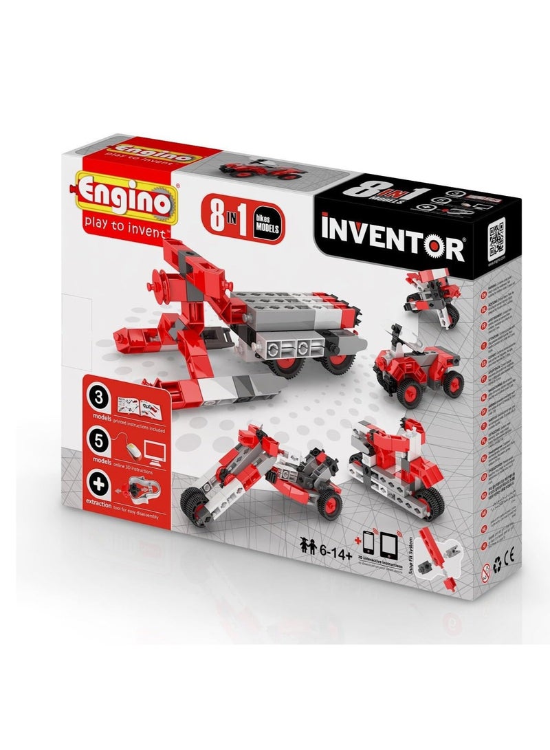 Engino Engino 8-in-1 Bike Building Set 