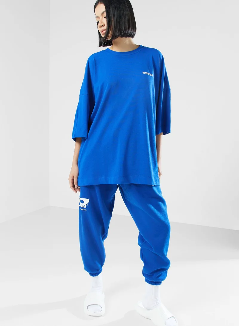 The Giving Movement Oversized Space Printed Joggers