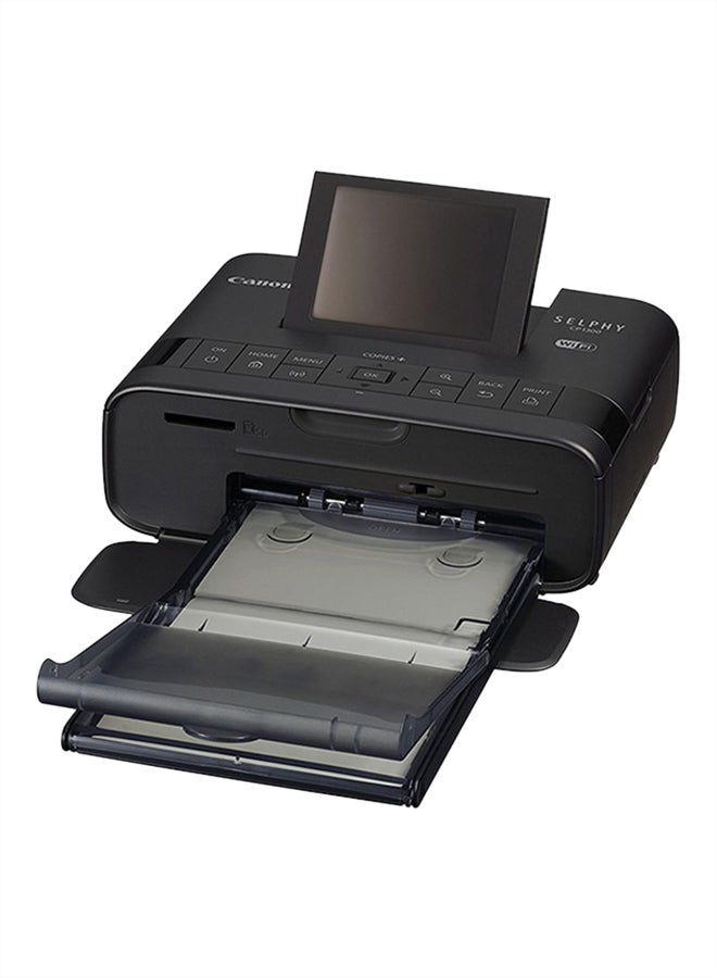 كانون طابعة صور SELPHY CP1300 ملونة محمولة، واي فاي، USB، Apple AirPrint، شاشة LCD قابلة للإمالة مقاس 8.1 سم باللون الأسود أسود - Image 5