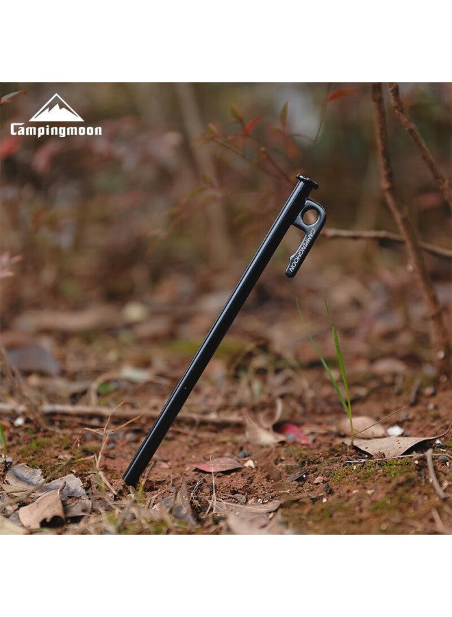 Campingmoon Outdoor Tent Ground Stake Long Stake , 40cm Carbon Steel Ground Stake, Single Piece - Image 5