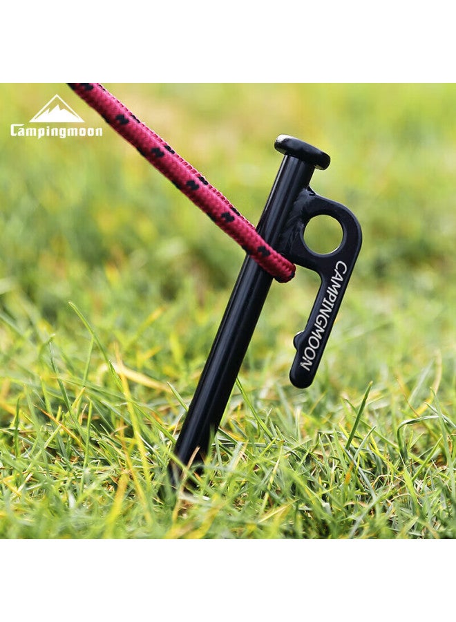 Campingmoon Outdoor Tent Ground Stake Long Stake , 40cm Carbon Steel Ground Stake, Single Piece - Image 1