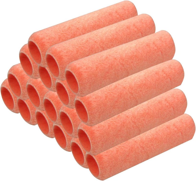 KingOrigin King Origin Paint Roller Covers, 18 Pack, 9 Inch Paint Roller, 3/8 Nap High Dense Roller Covers for Smooth and Textured Rough Surfaces - Image 1