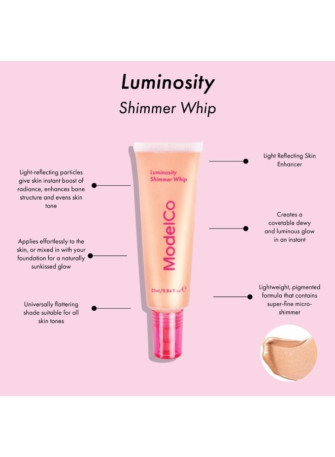 Modelco Luminosity Shimmer Whip - Champagne For Women 0.84 Oz Highlighter - Image 2